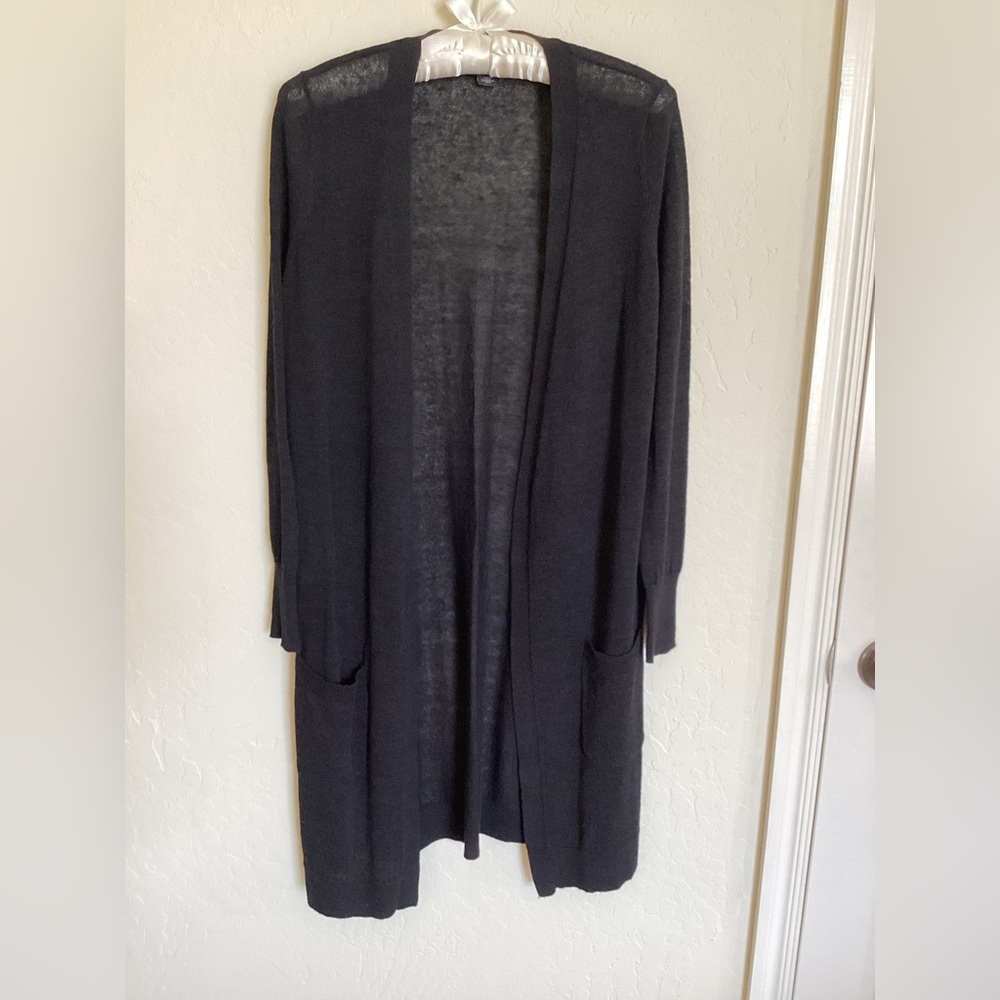 Halogen Black Lightweight Knit Cardigan